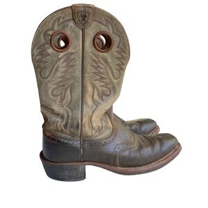 Ariat Heritage Roughstock‎ Western Cowboy Boot 10002230 Brown Mens Size 9EE Work